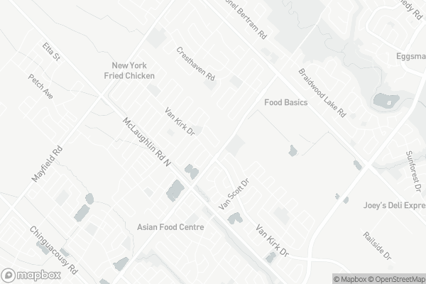 Map of 23 Spotted Owl Crescent, Brampton