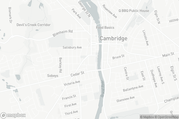 Map of 913-15 Glebe Street, Cambridge