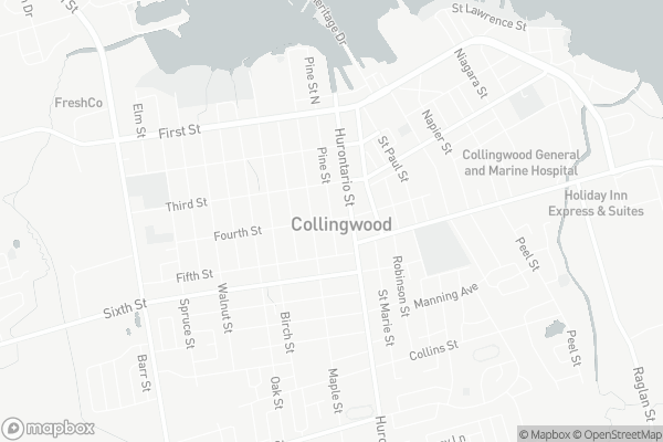 Map of 265 Pine Street, Collingwood