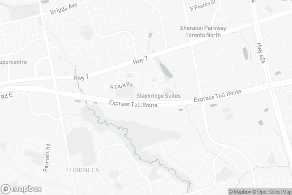 Map of 277 South Park Road, Markham