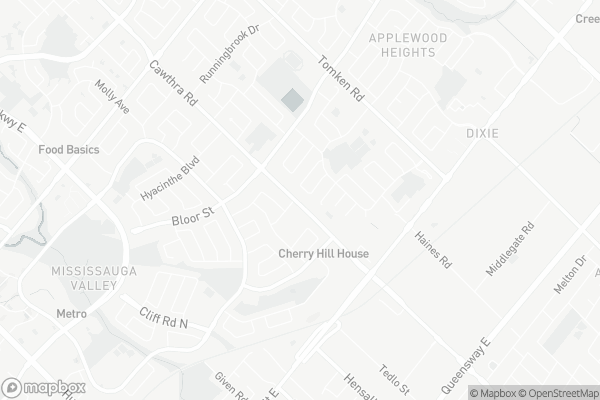 Map of Lower-3229 Cawthra Road, Mississauga