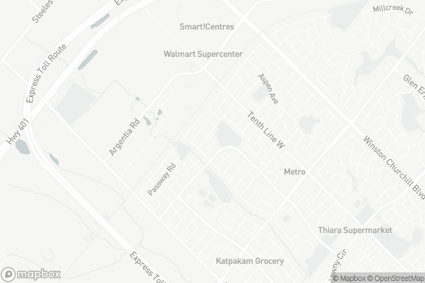 Map of 3313 Gumwood Road, Mississauga
