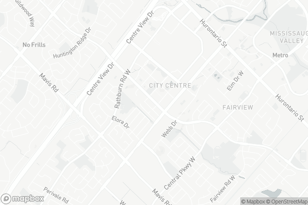Map of 1506-4065 Confederation Parkway, Mississauga