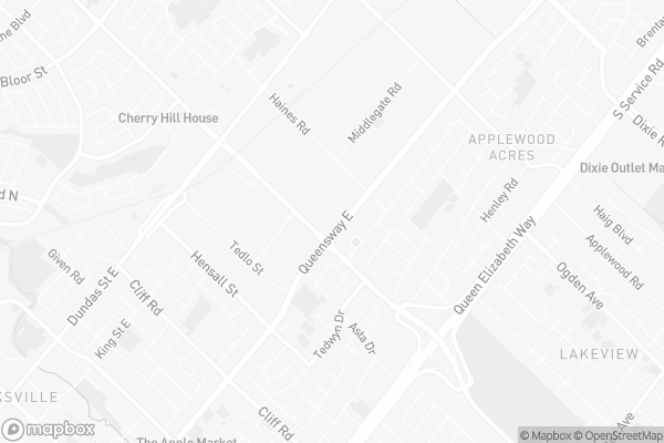 Map of 02-755 Queensway East, Mississauga