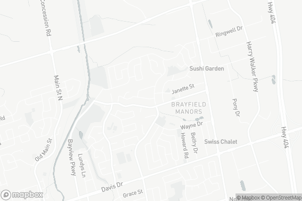 Map of 868 Magnolia Avenue, Newmarket