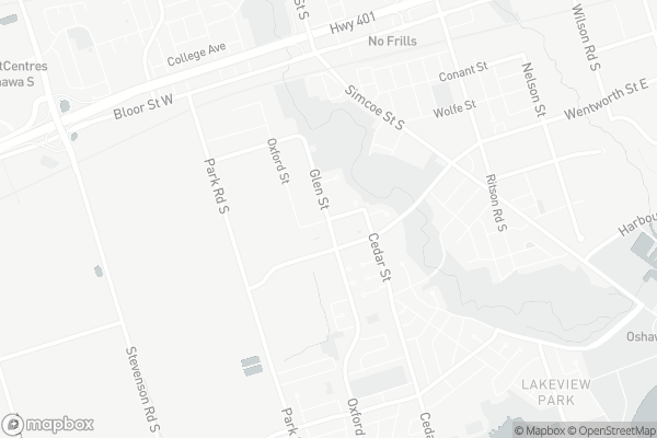Map of 1010 Glen Street, Oshawa