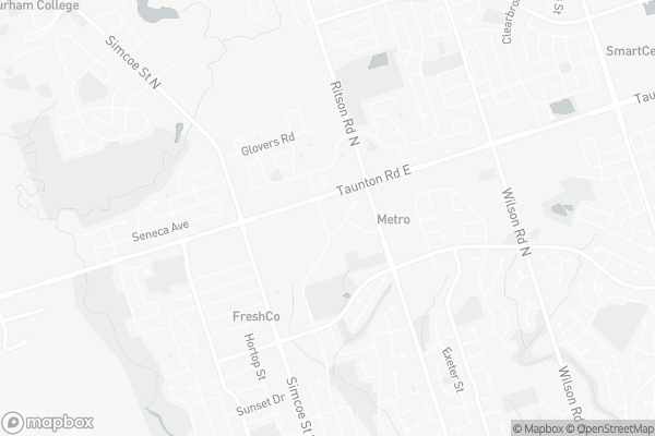 Map of 1331 Mary Street North, Oshawa