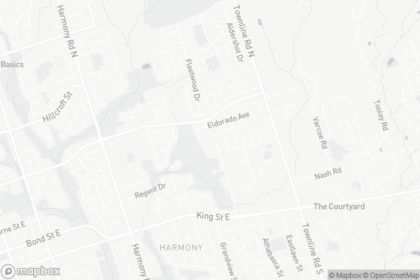 Map of 328 Fleetwood Drive, Oshawa