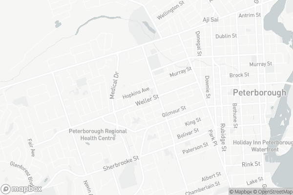 Map of 435 Albertus Avenue, Peterborough
