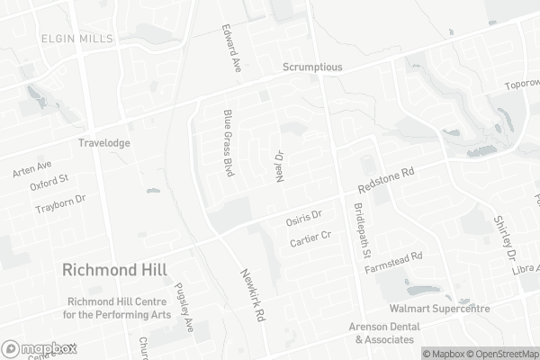 Map of Bsmt-335 Taylor Mills Drive South, Richmond Hill