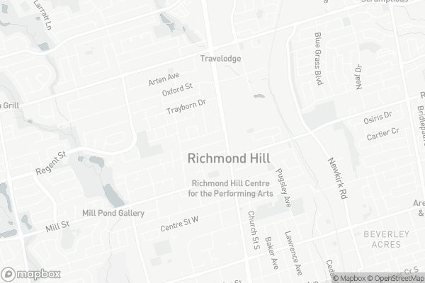 Map of 35 Hunt Avenue, Richmond Hill