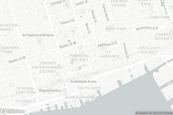 Map of 1 King Street West, Toronto