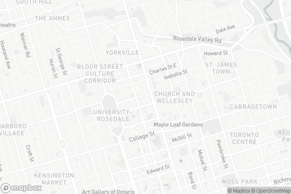 Map of 11 Saint Joseph Street, Toronto