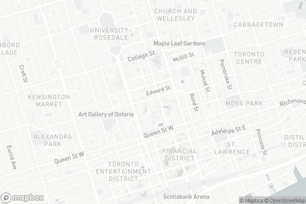 Map of 1633-111 Elizabeth Street, Toronto