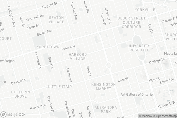 Map of 115 Borden Street, Toronto