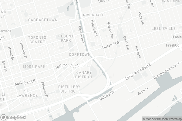 Map of N710-120 Bayview Avenue, Toronto