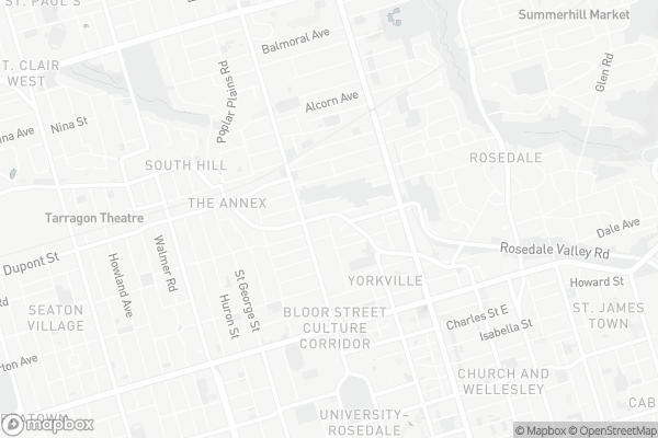 Map of 133 Hazelton Avenue, Toronto