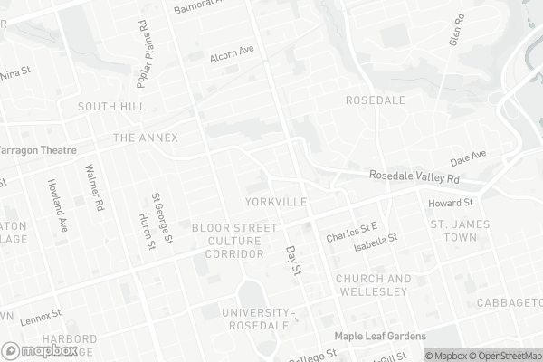 Map of 504-1331 Bay Street, Toronto