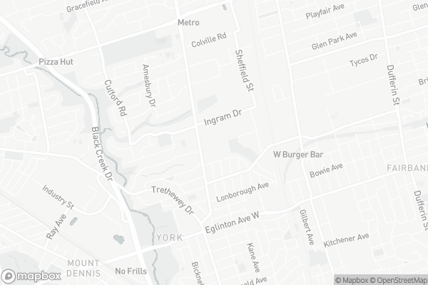Map of 207-140 Canon Jackson Drive, Toronto