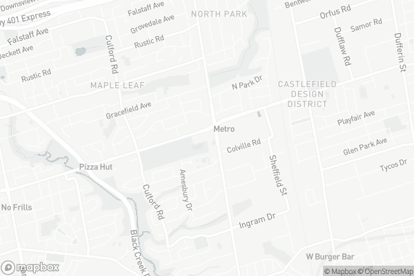 Map of 1455 Lawrence Avenue West, Toronto