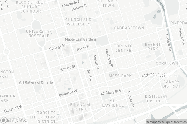 Map of 155 Dalhousie Street, Toronto