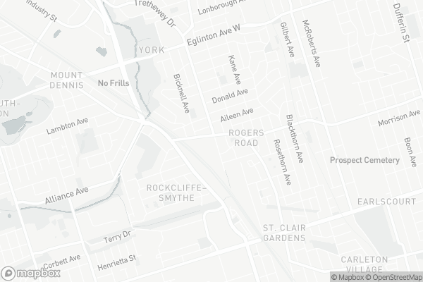 Map of 1600 Keele Street, Toronto