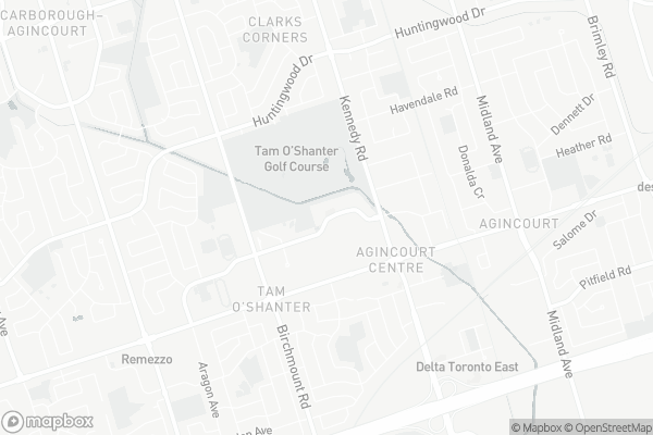 Map of 168 Bonis Avenue, Toronto