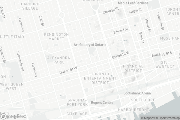 Map of 618-18 Beverley Street, Toronto