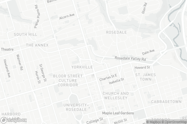 Map of 20 Collier Street, Toronto