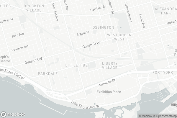 Map of 20 Joe Shuster Way, Toronto