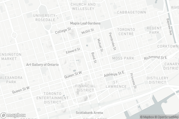 Map of 210 Victoria Street, Toronto