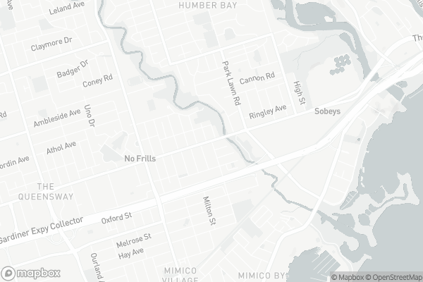 Map of 215 Grand Avenue, Toronto