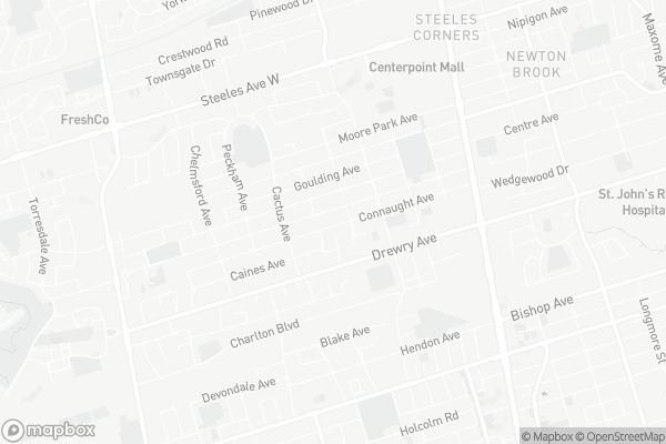 Map of 220 Connaught Avenue, Toronto