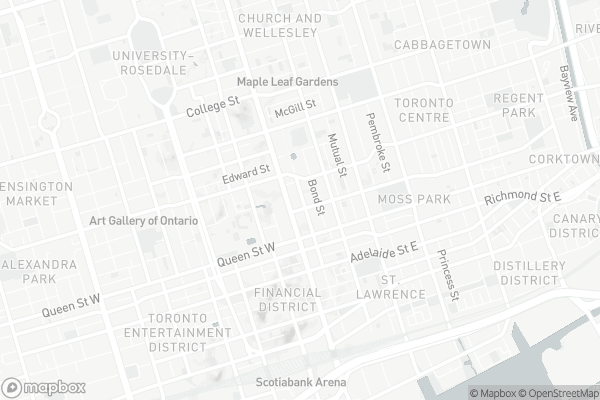 Map of 220 Victoria Street, Toronto