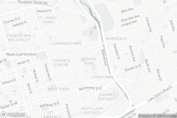 Map of 2206-225 Sumach Street, Toronto