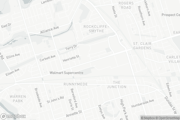 Map of 419-2300 Saint Clair Avenue West, Toronto