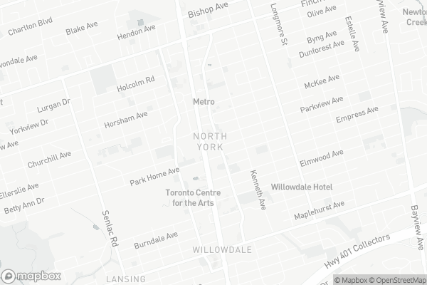 Map of 238 Doris Avenue, Toronto