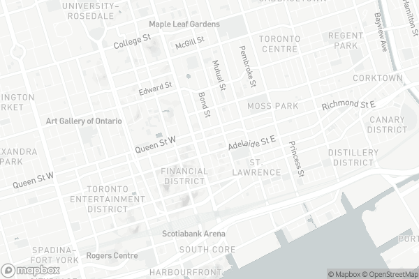 Map of 1108-25 Richmond Street East, Toronto