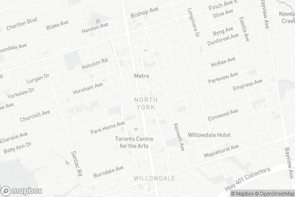 Map of 256 Doris Avenue, Toronto