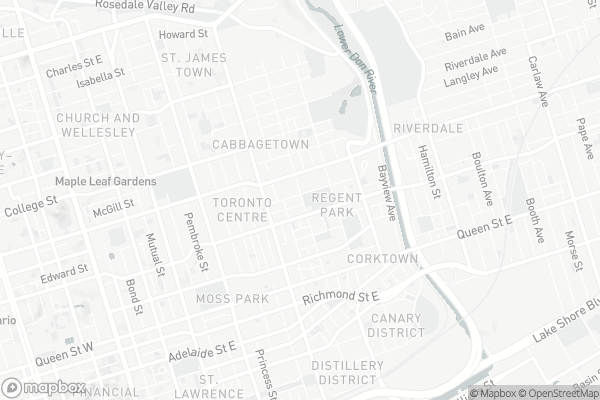 Map of 260 Sackville Street, Toronto