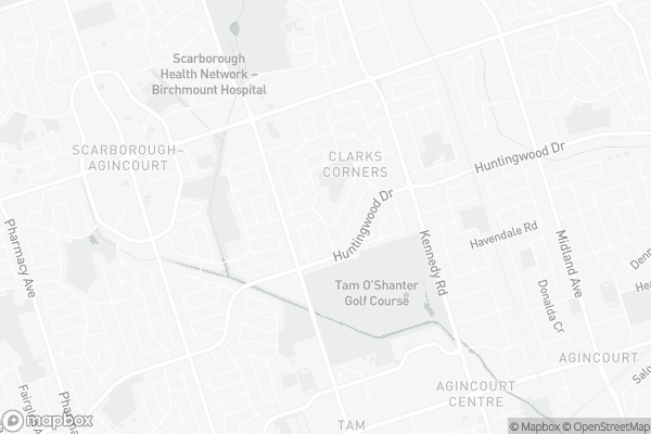 Map of 27 Harfleur Road, Toronto