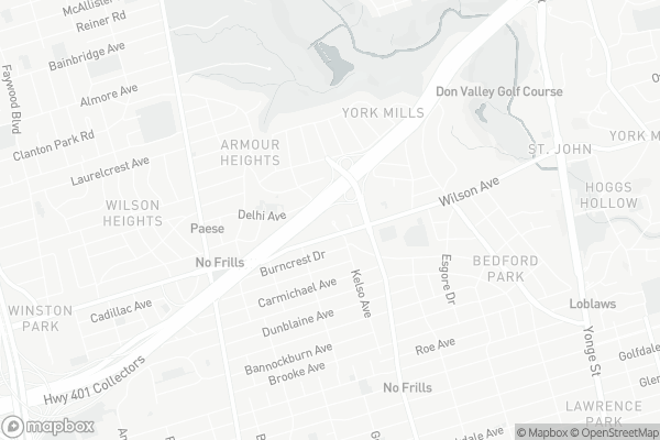 Map of 271 Ridley Boulevard, Toronto