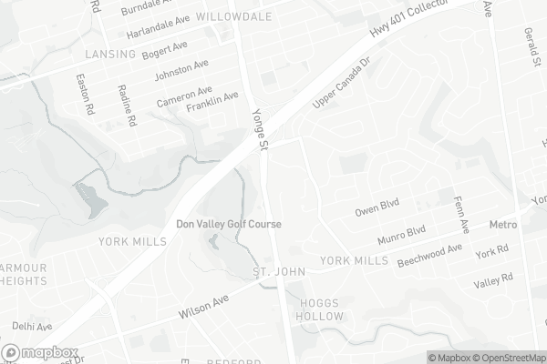 Map of 28 William Carson Crescent, Toronto