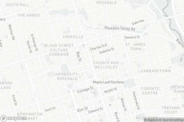 Map of 3105-3 Gloucester Street, Toronto