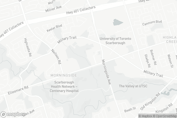 Map of 111-3050 Ellesmere Road, Toronto