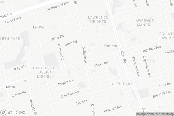 Map of 822-3091 Dufferin Street, Toronto