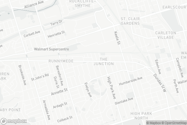 Map of Main -3109 Dundas Street West, Toronto