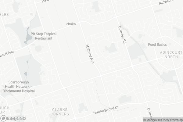 Map of 41-3300 Midland Avenue, Toronto