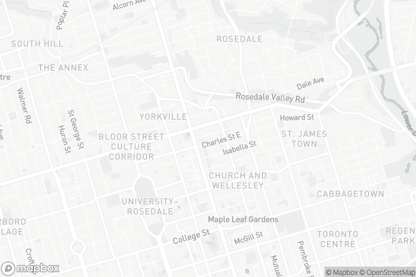 Map of 35 Hayden Street, Toronto
