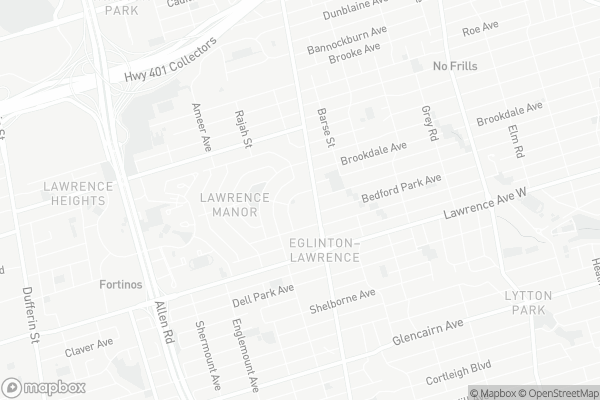 Map of 35 Saranac Boulevard, Toronto